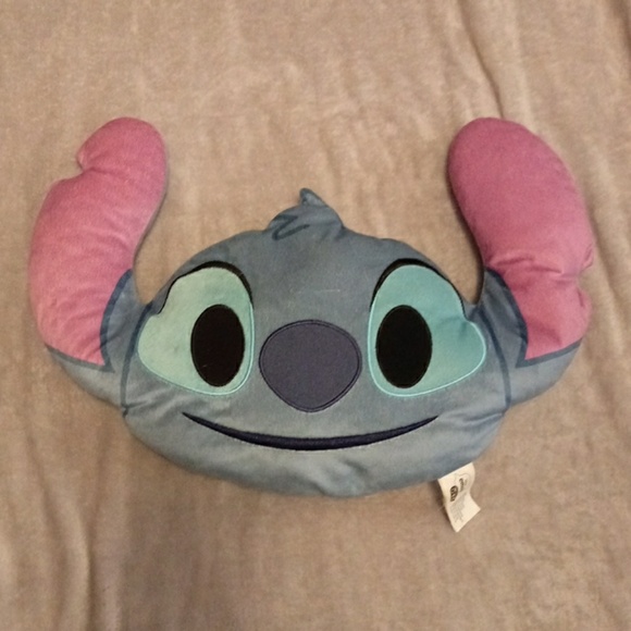 stitch emoji pillow